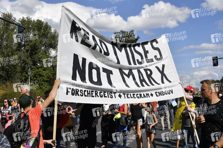 Corona-Demonstrationen in Berlin