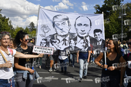 Corona-Demonstrationen in Berlin