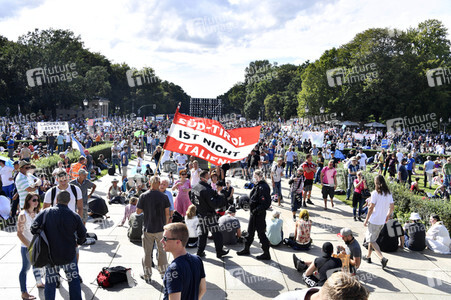 Corona-Demonstrationen in Berlin