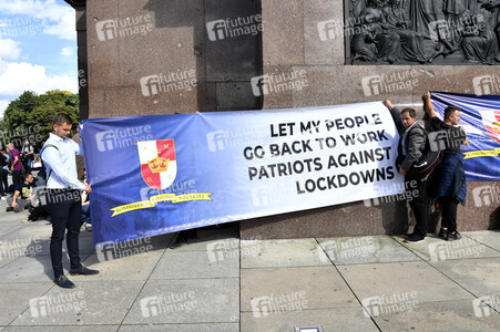 Corona-Demonstrationen in Berlin