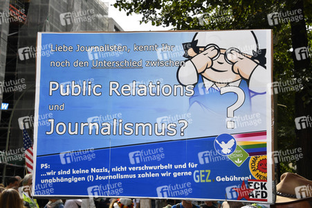 Corona-Demonstrationen in Berlin