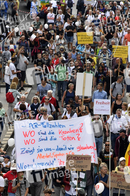 Corona-Demonstrationen in Berlin