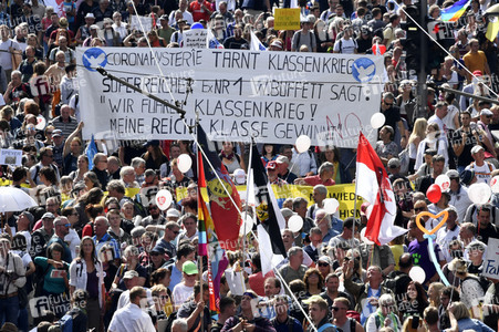 Corona-Demonstrationen in Berlin