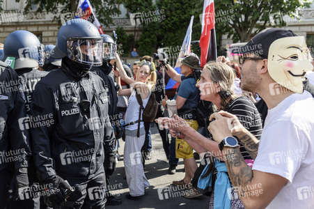 Corona-Demonstrationen in Berlin