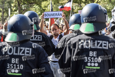 Corona-Demonstrationen in Berlin