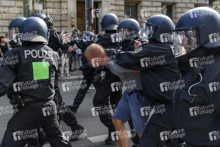 Corona-Demonstrationen in Berlin