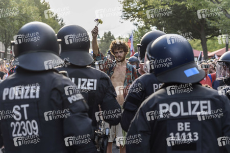 Corona-Demonstrationen in Berlin