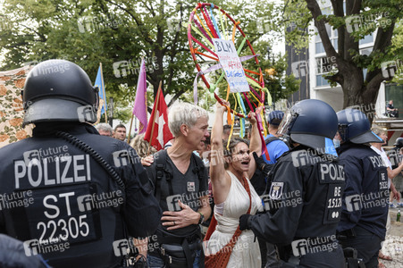 Corona-Demonstrationen in Berlin