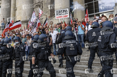 Corona-Demonstrationen in Berlin