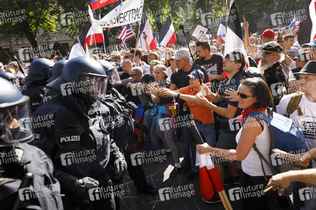 Corona-Demonstrationen in Berlin