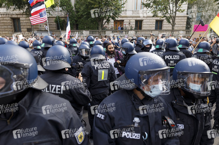 Corona-Demonstrationen in Berlin