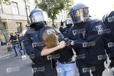 Corona-Demonstrationen in Berlin