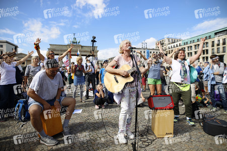 Corona-Demonstrationen in Berlin
