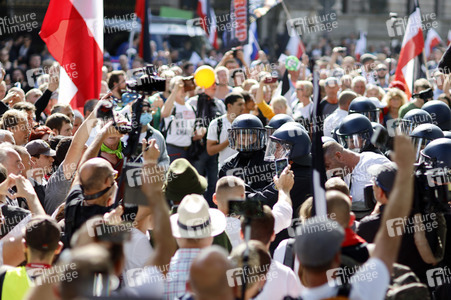 Corona-Demonstrationen in Berlin