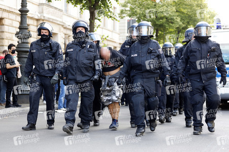 Corona-Demonstrationen in Berlin