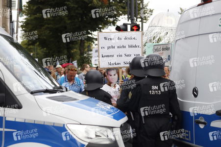 Corona-Demonstrationen in Berlin