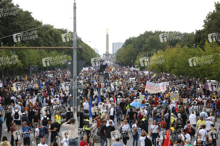 Corona-Demonstrationen in Berlin