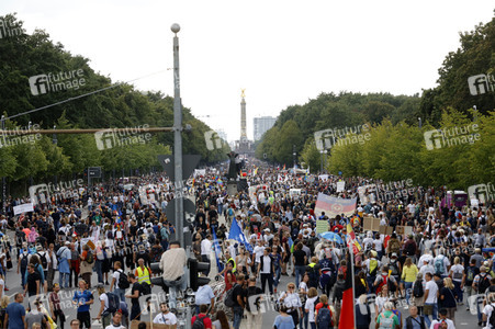 Corona-Demonstrationen in Berlin