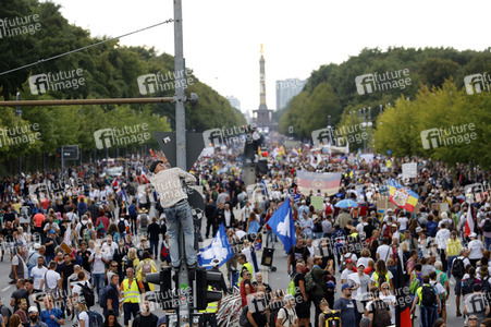 Corona-Demonstrationen in Berlin
