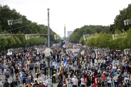 Corona-Demonstrationen in Berlin