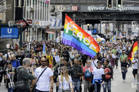 Corona-Demonstrationen in Berlin