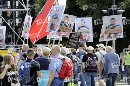 Corona-Demonstrationen in Berlin