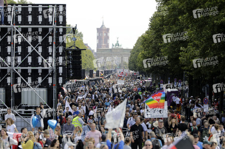 Corona-Demonstrationen in Berlin