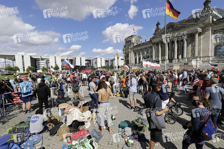 Corona-Demonstrationen in Berlin