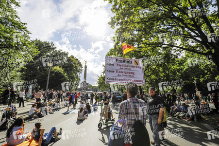 Corona-Demonstrationen in Berlin