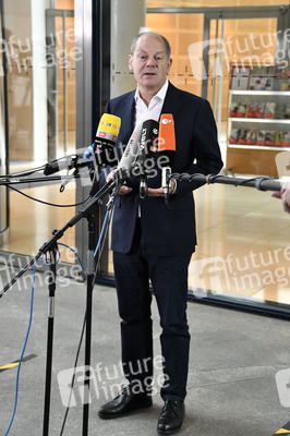 Pressestatement von Olaf Scholz zu Corona-Demonstration in Berlin