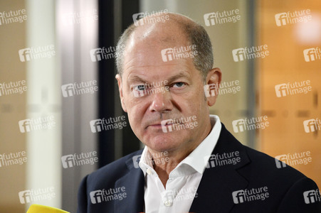 Pressestatement von Olaf Scholz zu Corona-Demonstration in Berlin