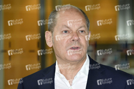 Pressestatement von Olaf Scholz zu Corona-Demonstration in Berlin