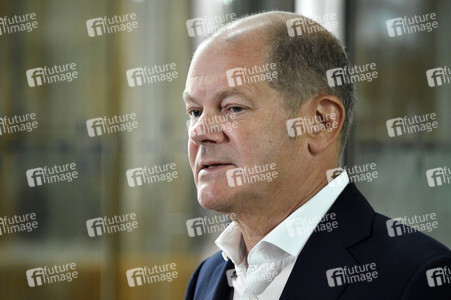 Pressestatement von Olaf Scholz zu Corona-Demonstration in Berlin