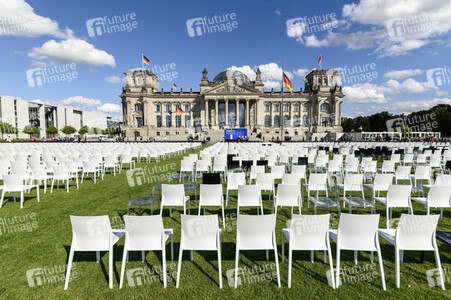 Demonstration 'Wir haben Platz' für die Aufnahme von Flüchtlingen in Berlin
