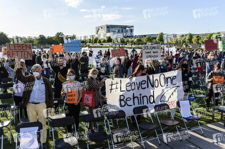 Demonstration 'Wir haben Platz' für die Aufnahme von Flüchtlingen in Berlin