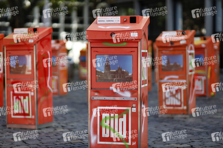 Installation 'Tableau des Vergessens' in Köln