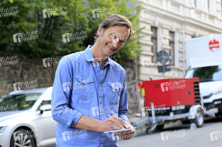 Dreharbeiten zum ARD-Fernsehfilm '3 1/2 Stunden' in Görlitz