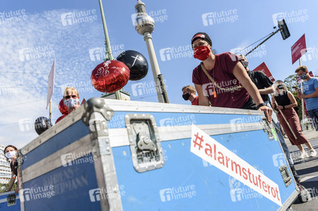 Demostratioin der Kultur-und Veranstaltungsbranche in Berlin