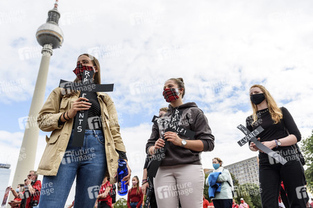 Demostratioin der Kultur-und Veranstaltungsbranche in Berlin