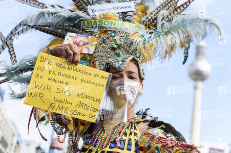 Demostratioin der Kultur-und Veranstaltungsbranche in Berlin