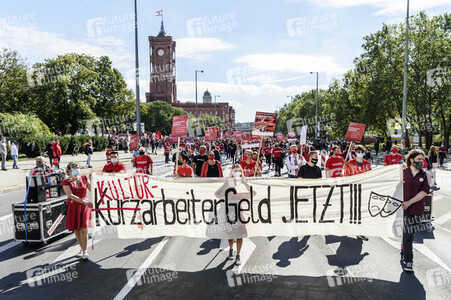 Demostratioin der Kultur-und Veranstaltungsbranche in Berlin