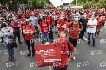 Demostratioin der Kultur-und Veranstaltungsbranche in Berlin