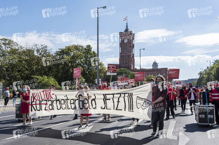 Demostratioin der Kultur-und Veranstaltungsbranche in Berlin