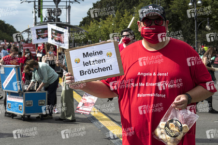 Demostratioin der Kultur-und Veranstaltungsbranche in Berlin