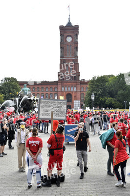 Demostratioin der Kultur-und Veranstaltungsbranche in Berlin