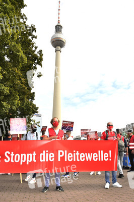 Demostratioin der Kultur-und Veranstaltungsbranche in Berlin