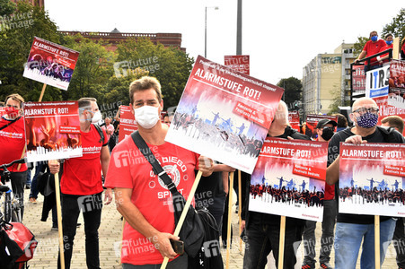 Demostratioin der Kultur-und Veranstaltungsbranche in Berlin