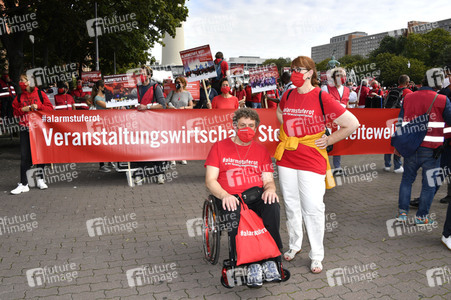 Demostratioin der Kultur-und Veranstaltungsbranche in Berlin