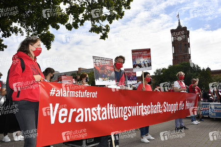 Demostratioin der Kultur-und Veranstaltungsbranche in Berlin