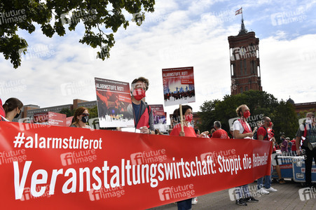 Demostratioin der Kultur-und Veranstaltungsbranche in Berlin